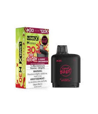 LEVEL X M-SERIES Flavour Beast Level X M-Series 30ml Pod Gushin' Cherry (ONTARIO)