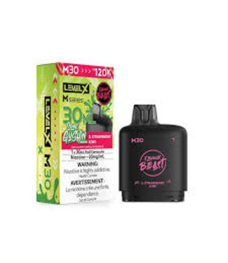LEVEL X M-SERIES Flavour Beast Level X M-Series 30ml Pod Gushin' Strawberry (ONTARIO)