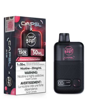 CAPSL By Flavour Beast 150K Weekend Watermelon Iced (ONTARIO)