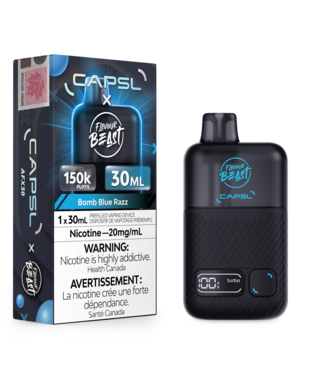 CAPSL By Flavour Beast 150K Bomb Blue Razz (ONTARIO)
