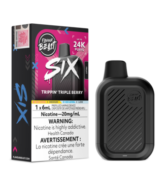 FLAVOUR BEAST SIX Trippin' Triple Berry (ONTARIO)