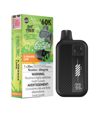 FLAVOUR BEAST MODE MAX 3 - 60K S. Gushin' Orange Lime (ONTARIO)