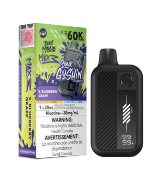 FLAVOUR BEAST MODE MAX 3 - 60K S. Gushin' Blueberry Grape (ONTARIO)
