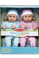 melissa and doug twin baby dolls