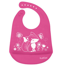 Kushies Silicatch Silicone Bib -Assorted Colours