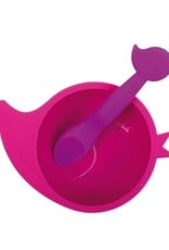 Kushies Kushies Silibowl & Spoon Set - Assorted Colours