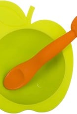 Kushies Kushies Silibowl & Spoon Set - Assorted Colours