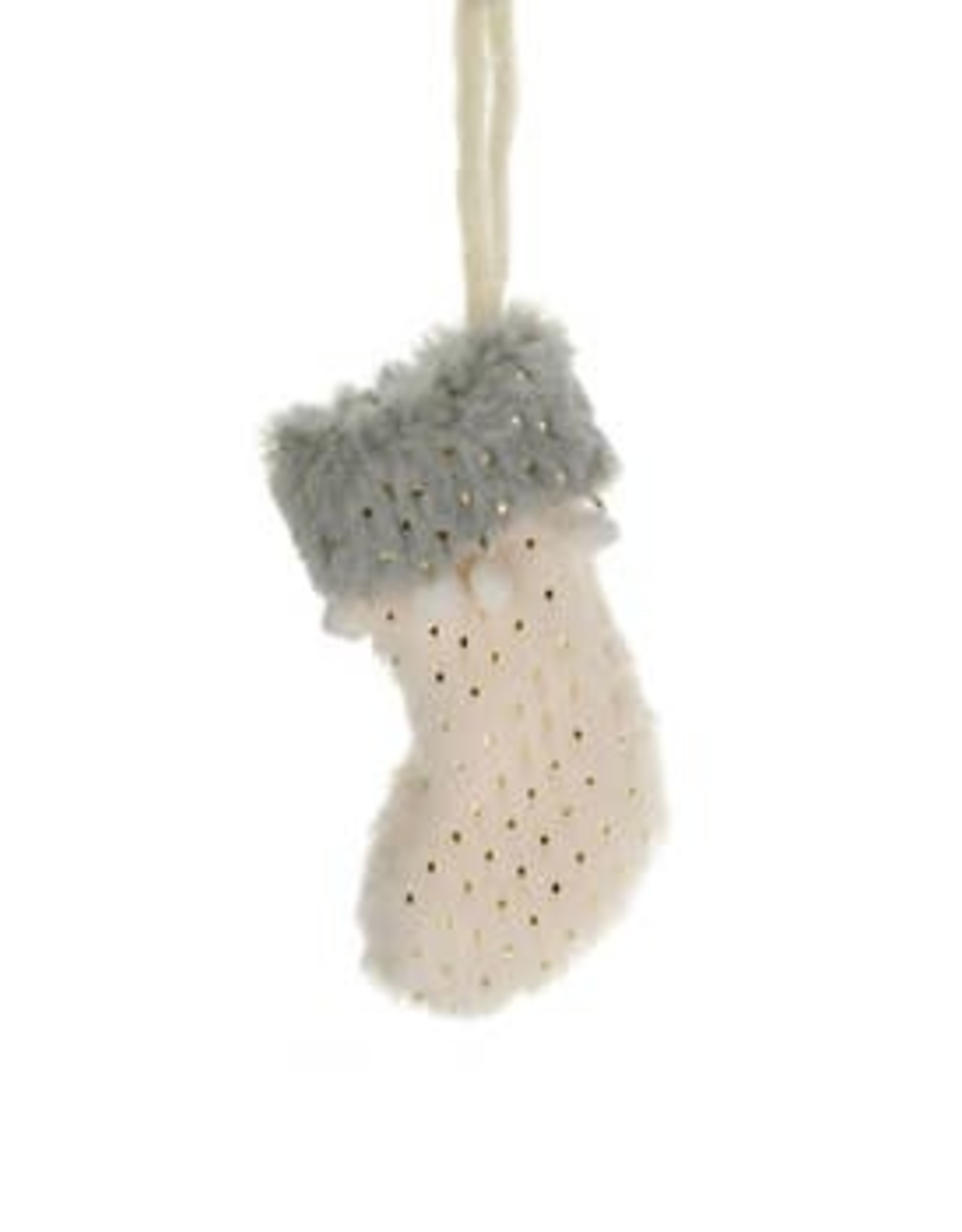 Starlight Trading Co White Stocking Ornament