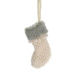 Starlight Trading Co White Stocking Ornament