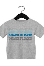 Portage & Main SP21 Snack Please blue T-shirt