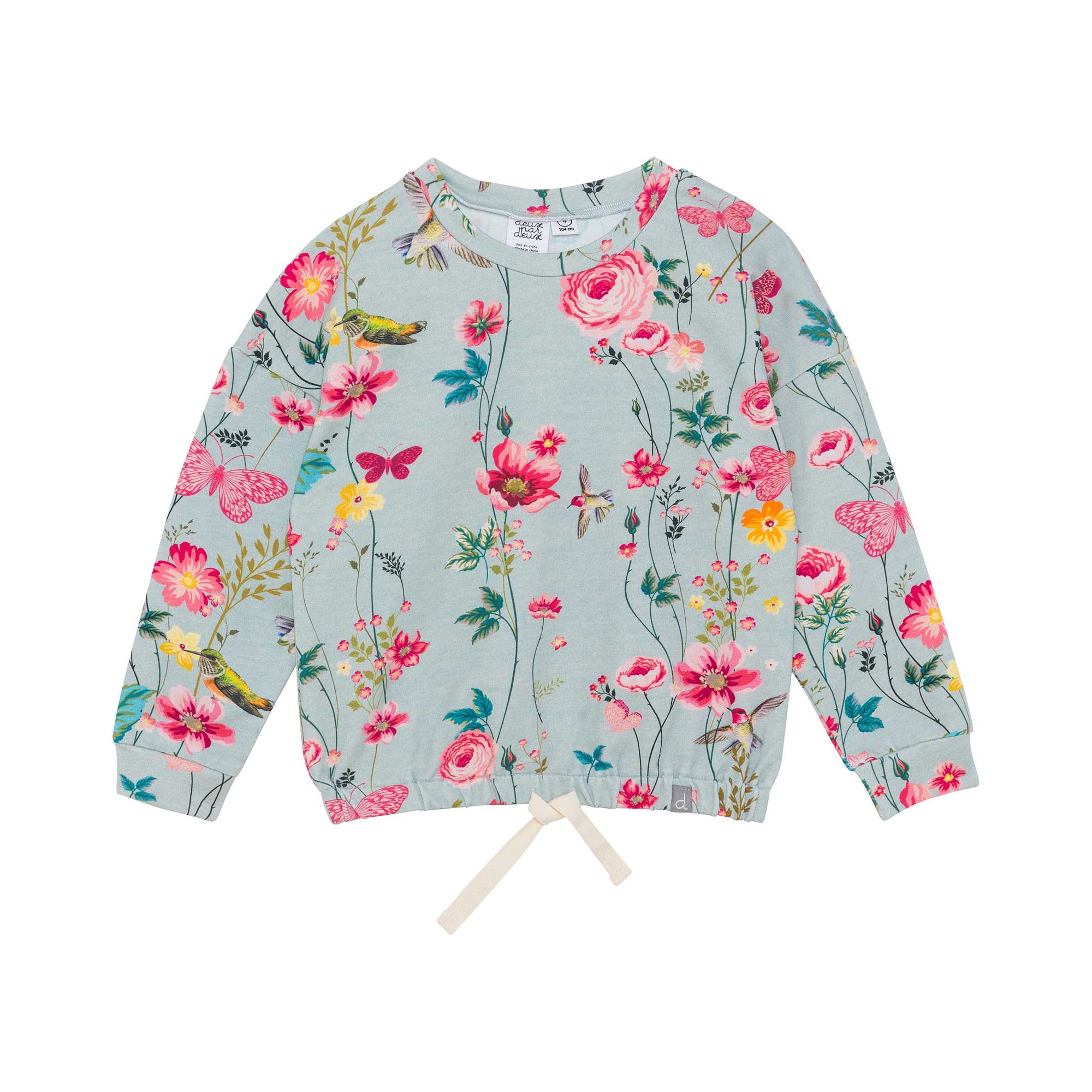 Floral print store sweatshirt