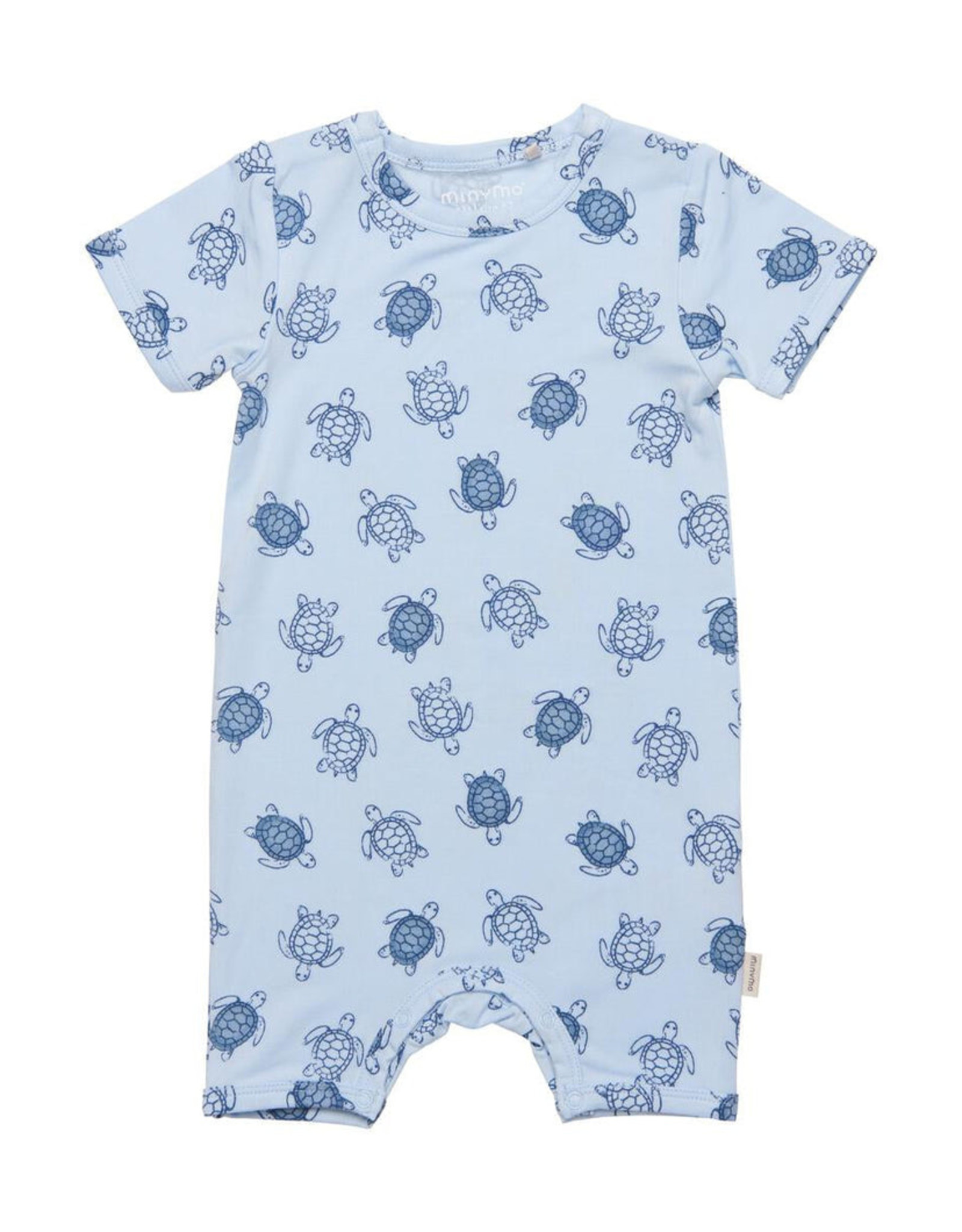 MinyMo SP22 BB Turtle Bamboo Romper