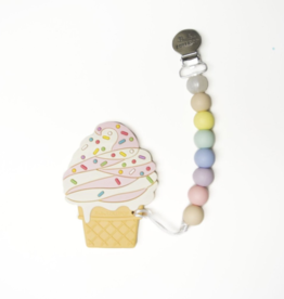 LouLou Lollipop Strawberry IceCream Teether Set