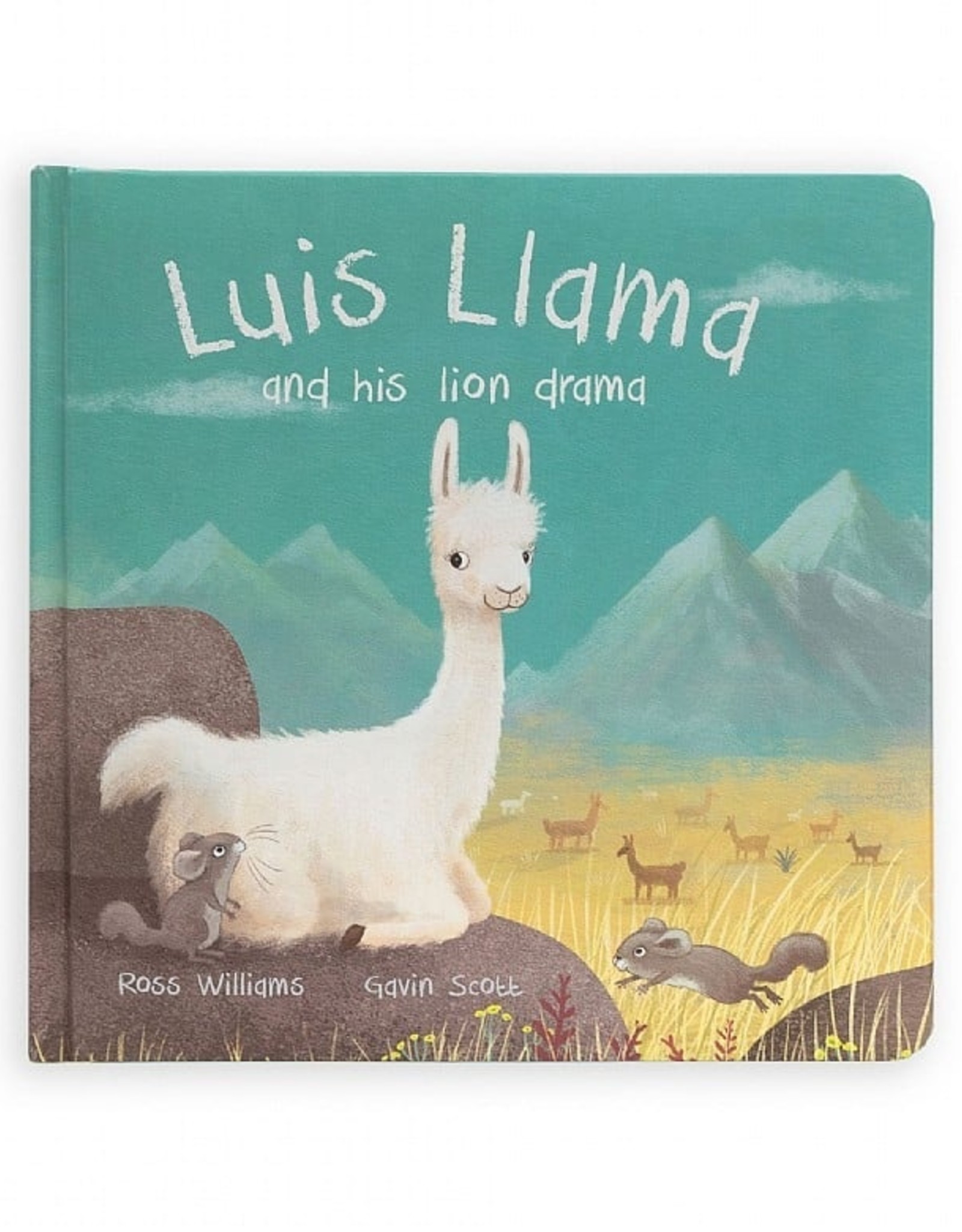 Jelly Cat Luis Llama and His Lion Drama Book