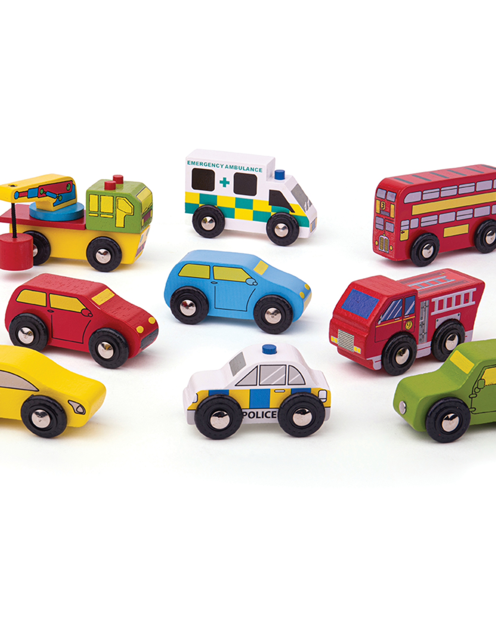 BigJigs Toys Vehicle Pack