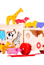 BigJigs Toys Animal Shape Lorry