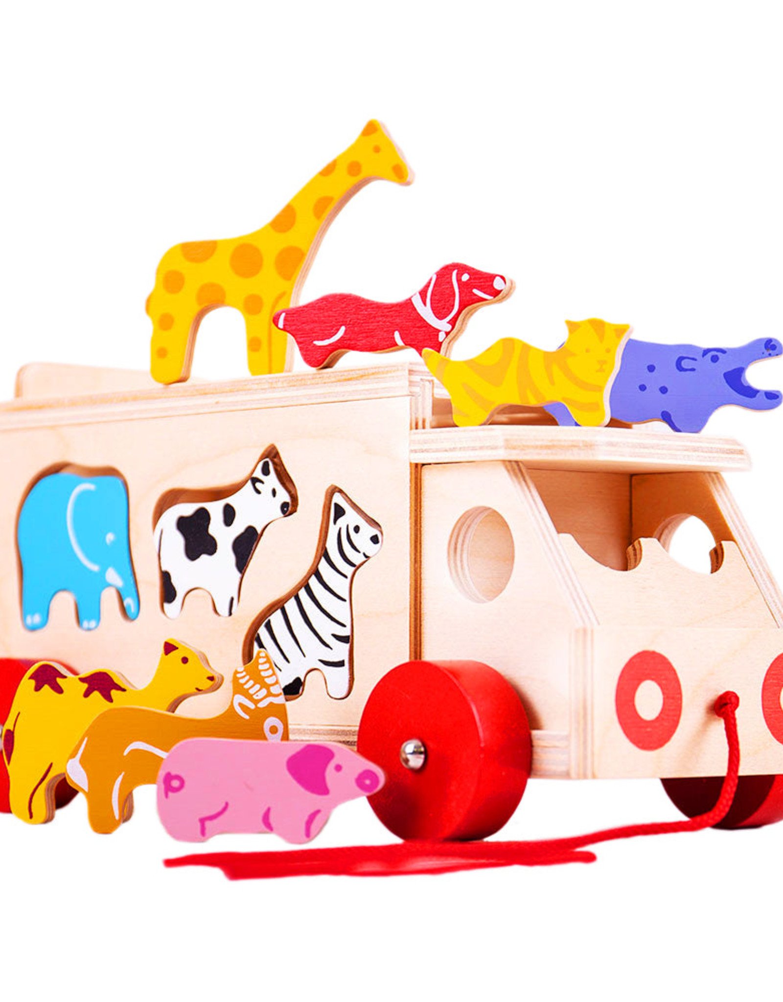 BigJigs Toys Animal Shape Lorry