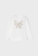 Mayoral FA22 G White Butterfly Top