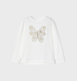 Mayoral FA22 G White Butterfly Top