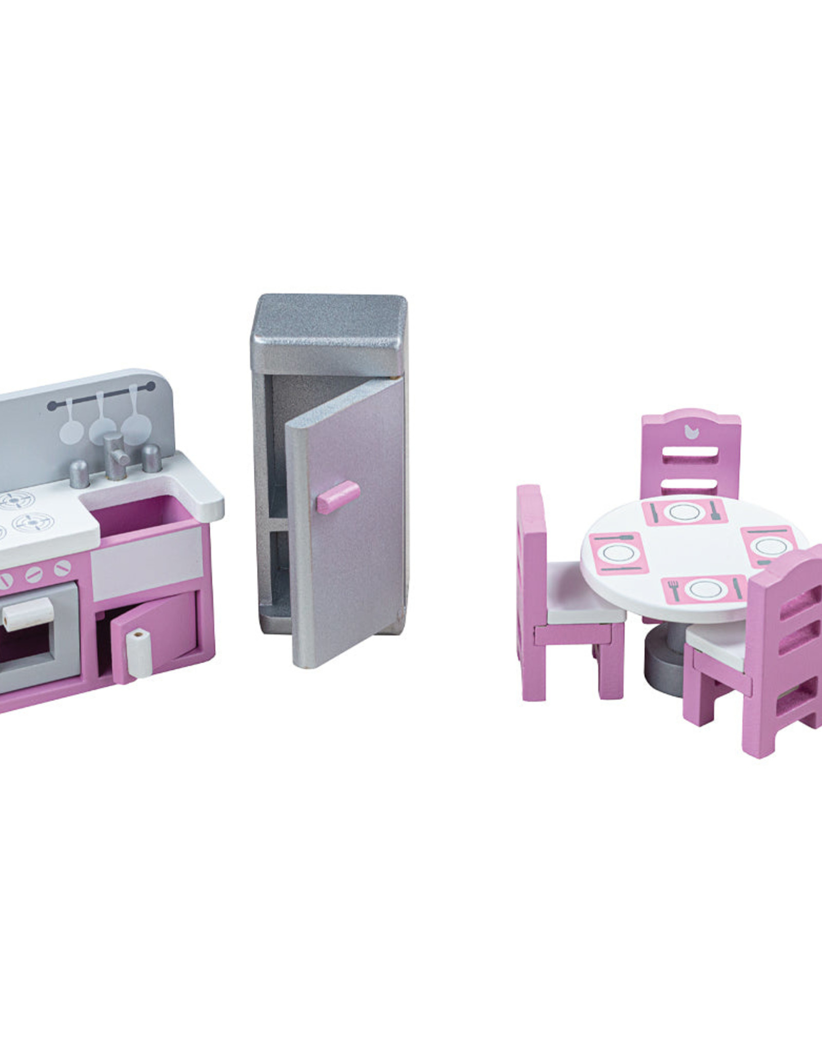 Tidlo Toys Doll House Kitchen Set