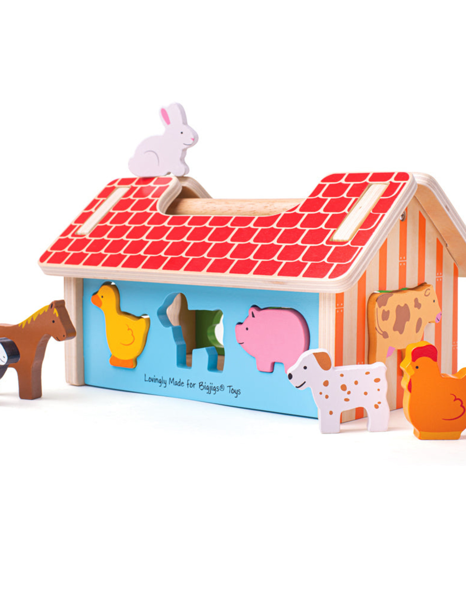 BigJigs Toys Farm House Sorter