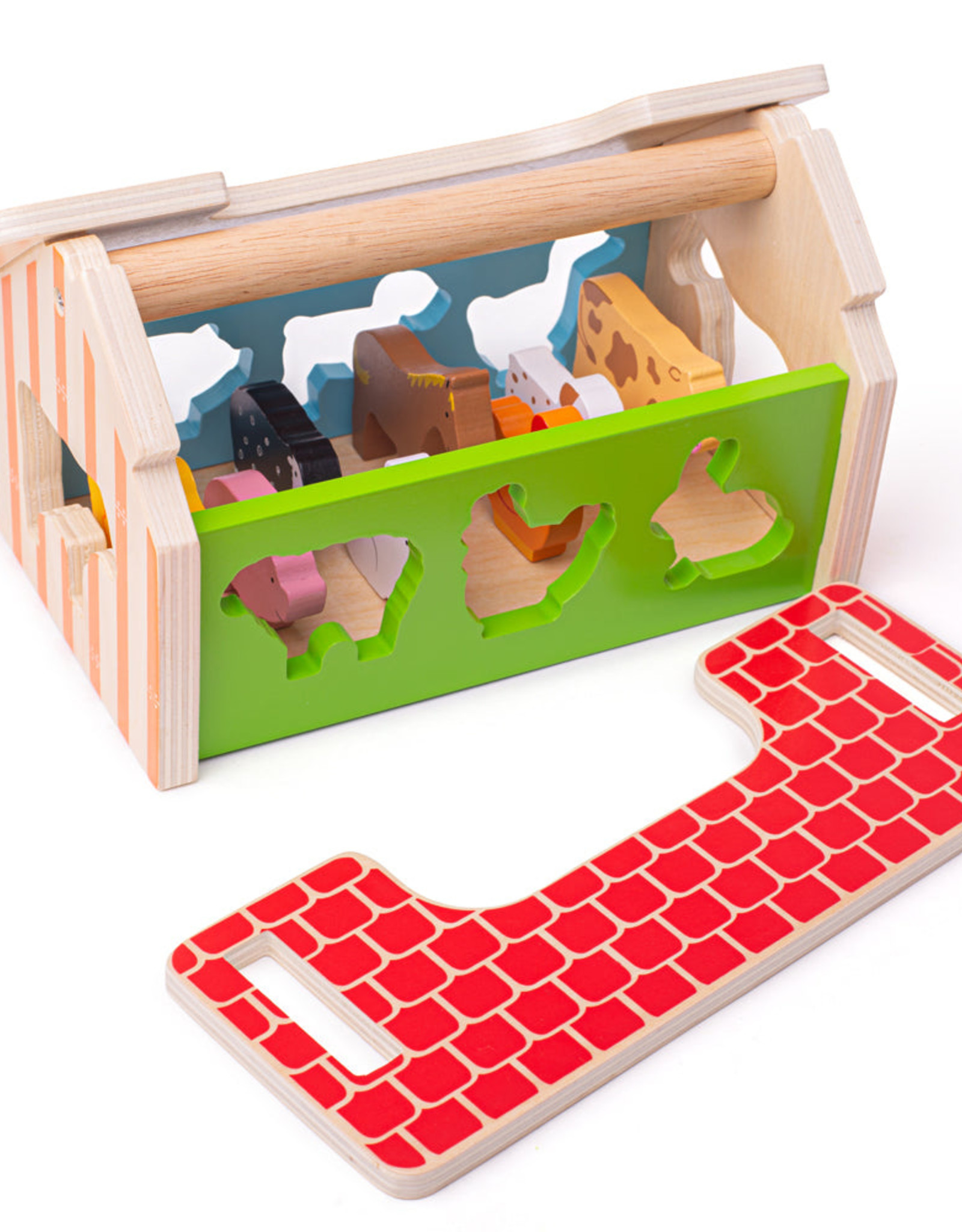 BigJigs Toys Farm House Sorter