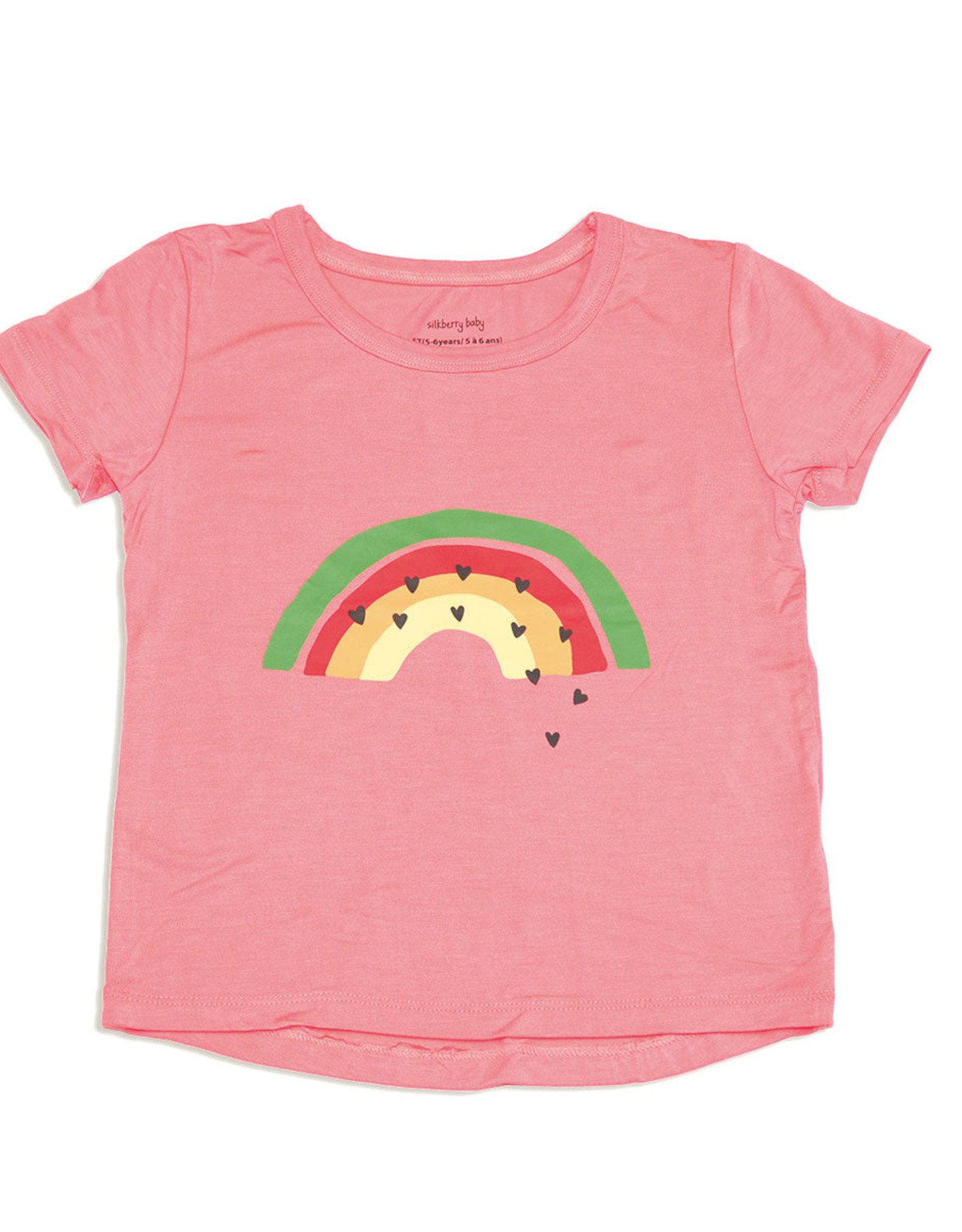 Silkberry SP23 G Watermelon Hi Lo Tee - Monkey Business Kid's Boutique