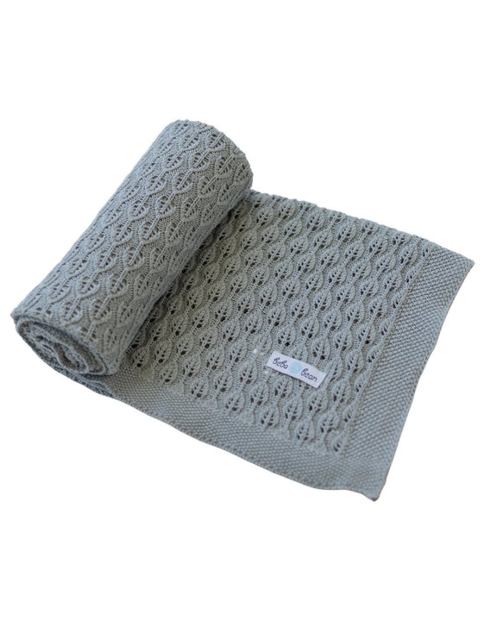 Beba Bean Open Knit Blanket 40"x40"