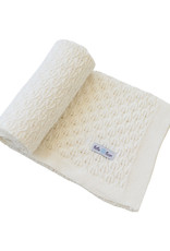 Beba Bean Open Knit Blanket 40"x40"