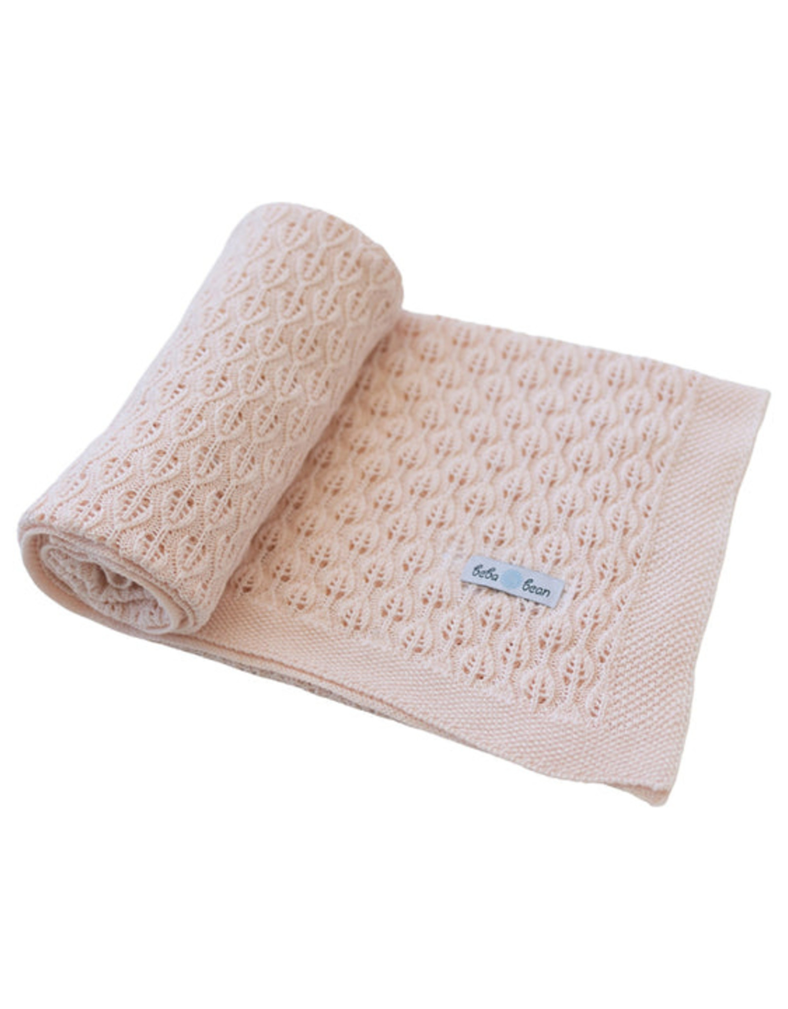 Beba Bean Open Knit Blanket 40"x40"