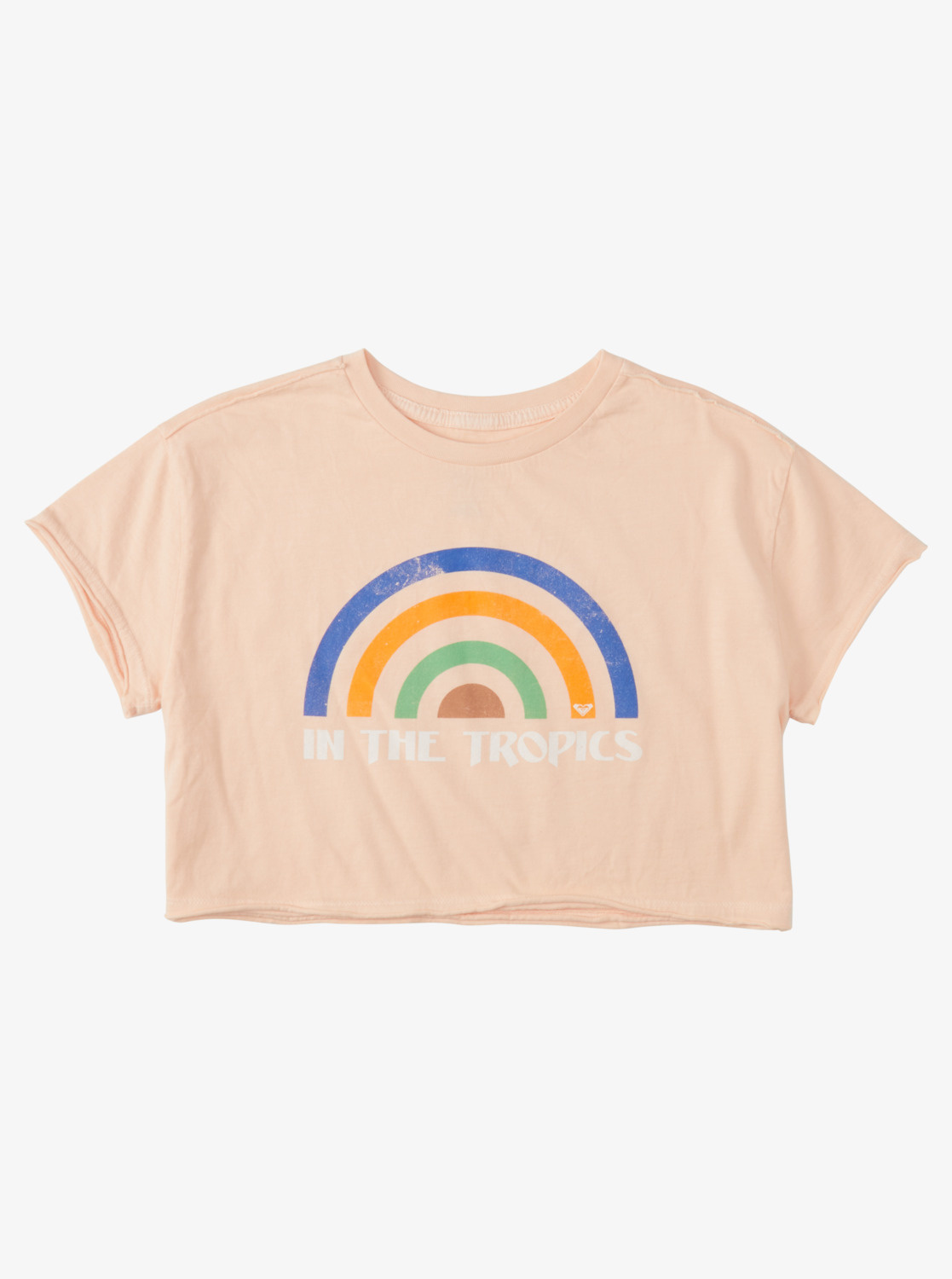 Rest&Recreation☆RIRI CROP TSHIRT(2color) roxy-sp23-g-rainbow-road-t-