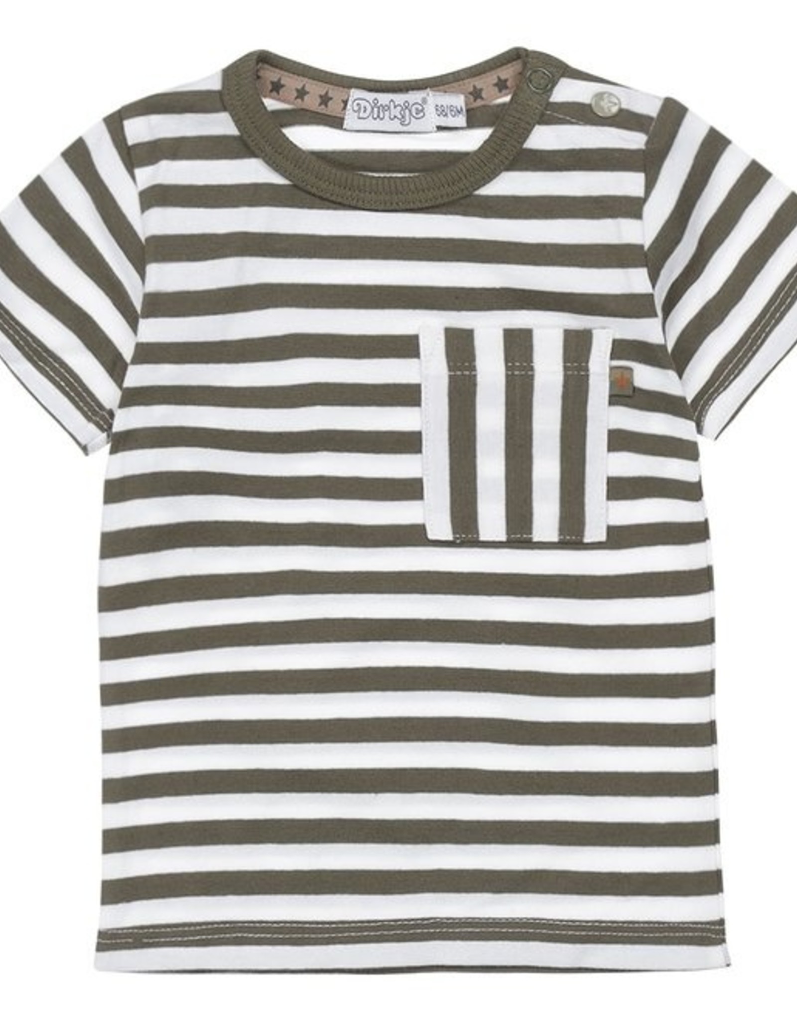 Dirkje SP23 B Stripe T-Shirt w/Pocket