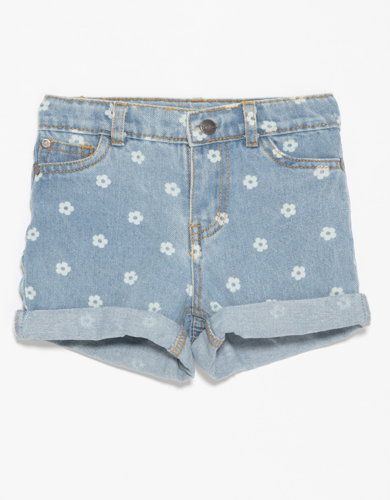 SP23 G Flower Jean Shorts