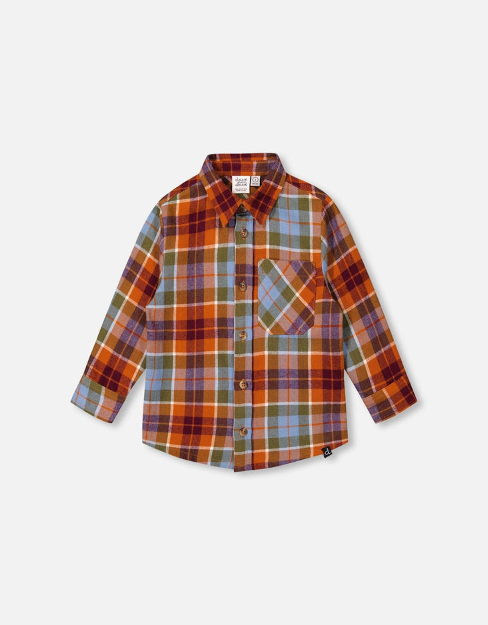 DeuxParDeux FA23 B Flannel Plaid Shirt