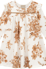 Milon FA23 G Brown Floral Dress