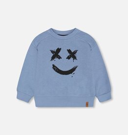 DeuxParDeux SP24 Boy's Smiley Face Sweatshirt