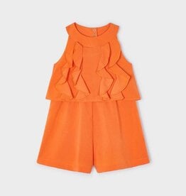 Mayoral SP24 Girl's Ruffled Jump-suit