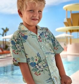 Mayoral SP24 Boy's Tropic Print Shirt