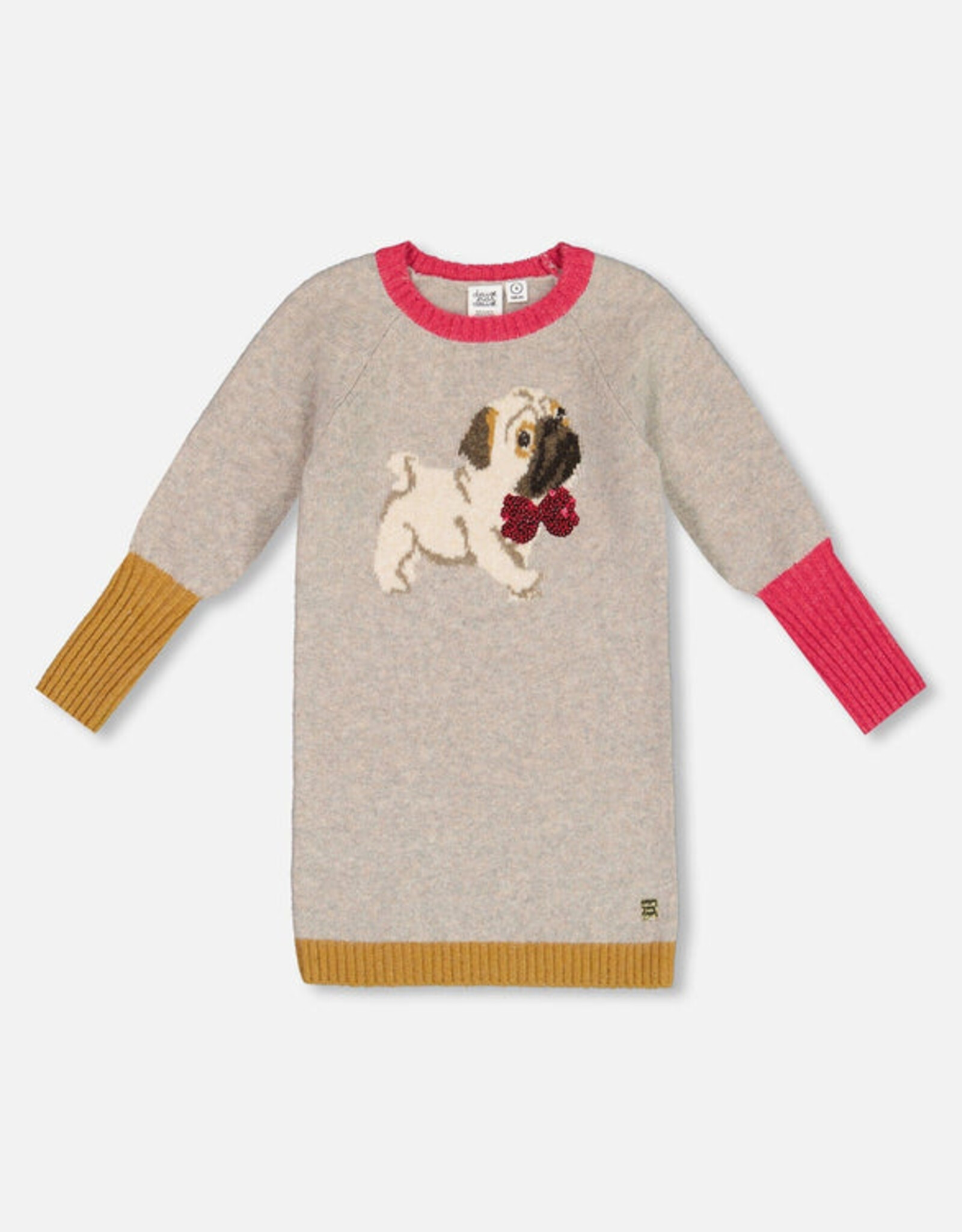 DeuxParDeux FA24 G Pug Knit Dress