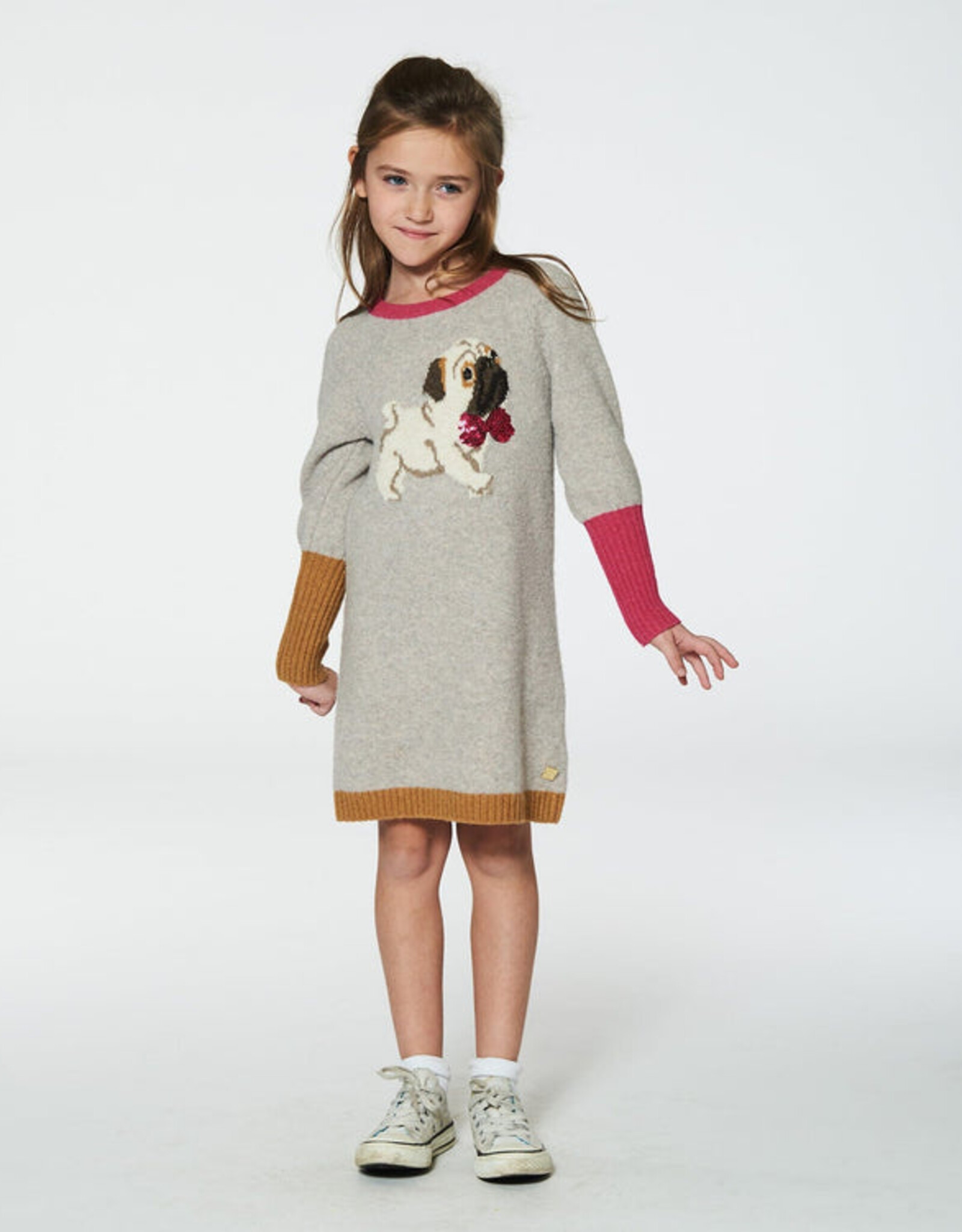 DeuxParDeux FA24 G Pug Knit Dress