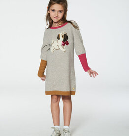 DeuxParDeux FA24 G Pug Knit Dress