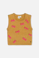 DeuxParDeux FA24 G Knit Vest with Bows