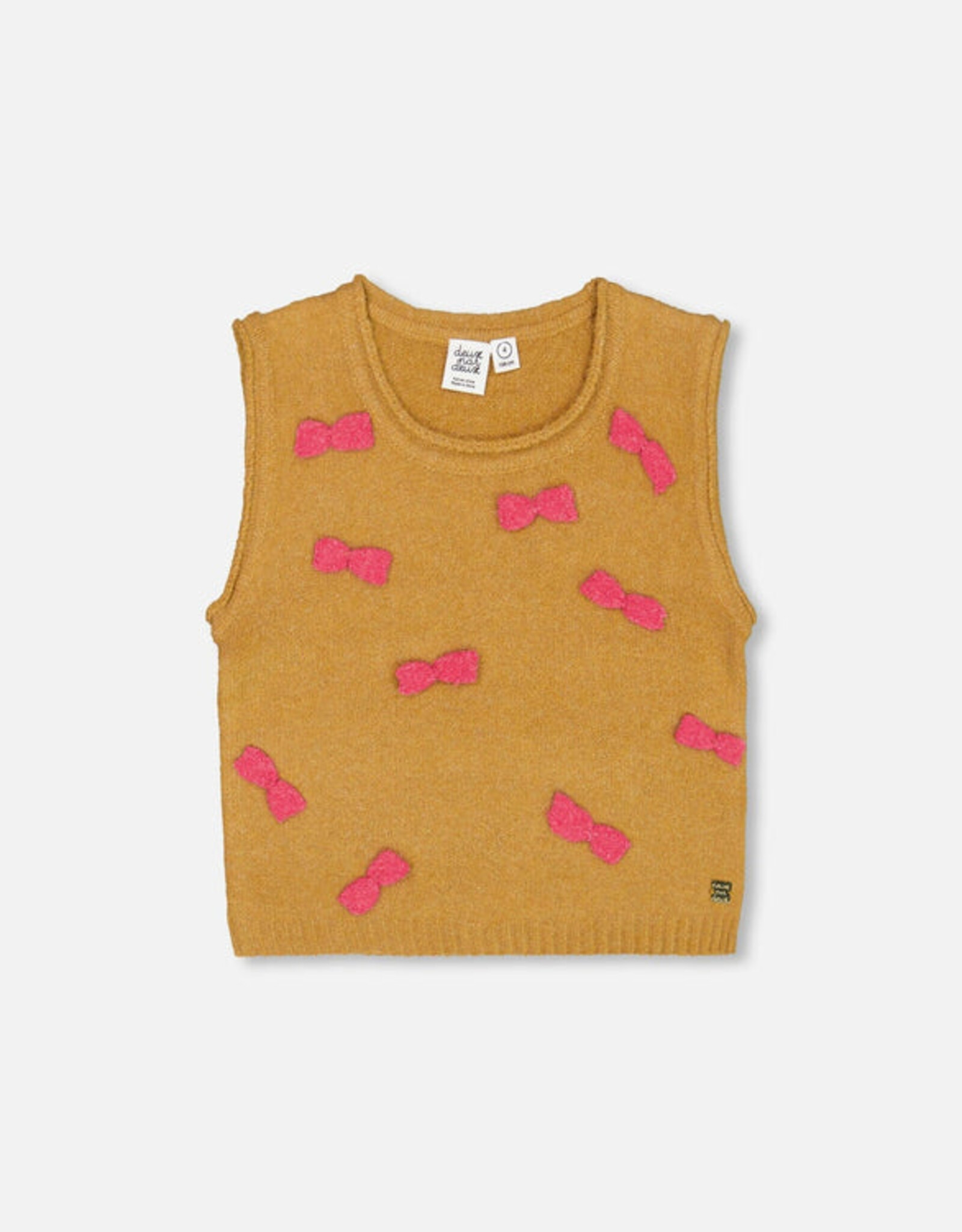 DeuxParDeux FA24 G Knit Vest with Bows