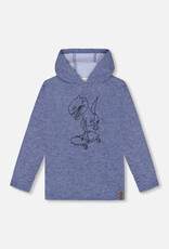 DeuxParDeux FA24 B Hooded Dino Shirt