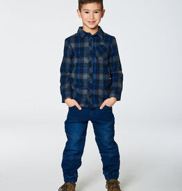 DeuxParDeux FA24 B Plaid Shirt w/Pocket