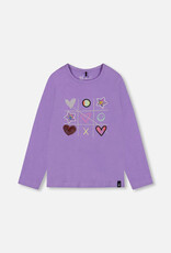 DeuxParDeux FA24 G Tic-Tac-Toe Heart Top