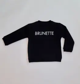 Brunette the Label FA24 Brunette Crew - Black