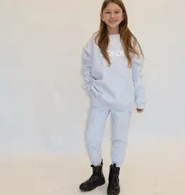 Brunette the Label FA24 Blonde Crew - Grey