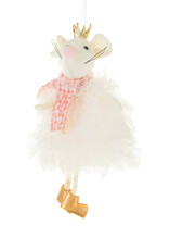 Starlight Trading Co White Crown Rodent Ornament