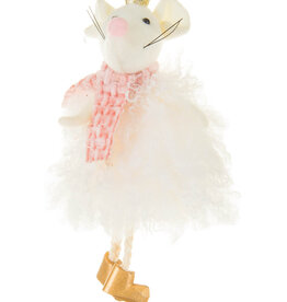 Starlight Trading Co White Crown Rodent Ornament